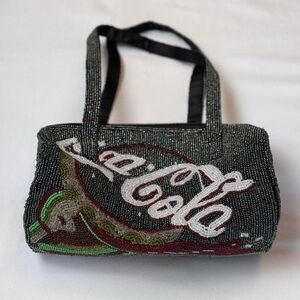 intage 90’s Coca-Cola Beaded Shoulder Bag